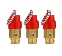 EIHI 3 Pezzi 1/8 BSP Valvola di Sicurezza per Pressostato Compressore Aria, per la Sicurezza Della Pressione