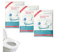 EIHI 30 Copriwater Usa e Getta Igienici Monouso per Adulti e Bambini Copri Water Biodegradabili da Viaggio Copriwc Usa e Getta Coprisedile WC tascabile