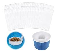 EIHI 30 Pezzi Calze per Skimmer Piscina, Calzini Skimmer Nylon, Calze da Filtro per Piscina per Skimmer per Filtro, Pulizia della Piscina Fodera in Rete Ultra Fine per Cestello da Piscina