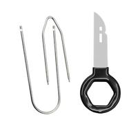 EIHI 4 Pezzi Auto Radio Rimozione Key,Chiave Universale Per Autoradio,Smontaggio Autoradio Stereo Estrattore Chiave Di Smontare Autoradio Compatibili Con Diverse Marche e Modelli