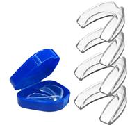 EIHI 4 Pezzi Bite Bruxismo Notturno,2 Taglie Paradenti per Digrignare i Denti,Modellabile Mouth Guard,Migliora bite bruxismo,byte bruxismo,bite denti,Migliora la qualità del sonno