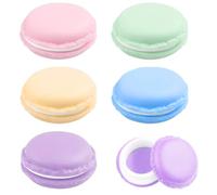 EIHI 5 pezzi Mini Macaron Scatola di immagazzinaggio Macaron Colorato Mini Macaron Piccole scatole per gioielli, adatto per riporre pillole, orecchini, anelli, perle