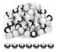 EIHI 50 Pezzi Plastic Fastener Auto, Plastic Fastener Compatibile con Stivali Auto, Clip di Fissaggio Porta Auto, Clip Rivetti con Protezione della Rondella, Porte Interne O Pannelli di Rivestimento
