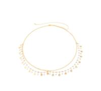 EIHI Catene di Vita d'oro,2 Catene di Pancia a Strati, catena a strati regolabile,Catene di vita Lucide, Catene di Bikini, Gioielli per il Corpo per le Donne, Catene di Pancia