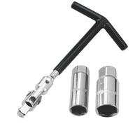 EIHI Chiave Candela/Smonta Candele Auto Moto/Svitacandele Regolabile/Chiave Candela 16mm e 21mm,Chiave Universale per Auto e Moto,per la Rimozione di Candele(Nero)