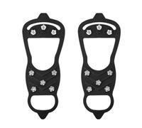 EIHI Leggero Ice Tacchetti Ramponi da Ghiaccio Antiscivolo in Acciaio Inossidabile per Scarponi Scarpe Winter Outdoor Camping Neve Pesca Caccia Camminare
