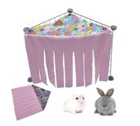 EIHI Rosa Nascondiglio per Piccolo Animali, Accessori per Criceti, Amaca per Criceti Piccolo Animale Tenda Accessori per Gabbie Nascondiglio Amaca