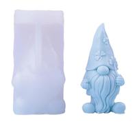 EIHI Stampo Per Candele Natalizie Christmas Candle Mold Stampo In Silicone 3D Per Natale Gnomo Di Natale Forma Di Gnomo Per Candele Aromatiche Per Fai Da Te Decorazione Natalizia 3D