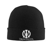 EIILHUED Dream White Theater Logo Rib Knit Cuffed Beanie per Le Donne degli Uomini Caldo Bonnet Cappello Lavorato A Maglia