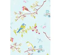 Eijffinger Carta da parati Early Bird - Mehrfarbig Blau