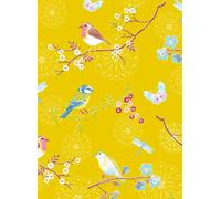 Eijffinger Carta da parati Early Bird - Mehrfarbig Gelb