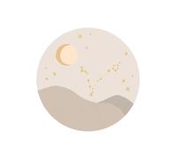 Eijffinger Carta da parati panoramica Star Sign Circles Beige - Pisces