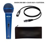 EIKON By Proel DM800BL Microfono Dinamico Voce e Canto Color Blue Blu'