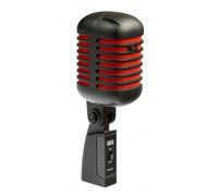EIKON DM55V2RDBK Microfono Dinamico Professionale Vintage Ediz. Nero/Rosso