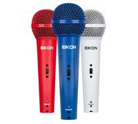 EIKON DM800COLORKIT 3 Microfoni Dinamici x Live + 3 supporti + Valigetta