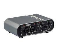 Proel EIKON SBi-PRO - Interfaccia audio USB 2.0 con 2 In & 2 Out, qualità da studio per la registrazione domestica o mobile, lo streaming live o il podcasting