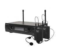 EIKON WM101DHV2 Doppio Radiomicrofono UHF Archetto a due canali con uscite