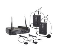 EIKON WM300DH KIT DI MICROFONI WIRELESS LAVALIER, AD ARCHETTO CON TRASMETTITORE