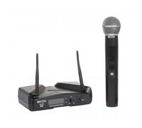 EIKON by PROEL Radiomicrofono UHF WM300M - Sistema wireless con ricevitore e palmare On/Off Nero