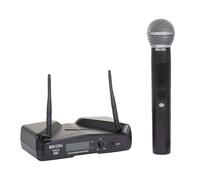 EIKON by PROEL Radiomicrofono UHF WM300M - Sistema wireless con ricevitore e palmare On/Off Nero