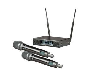 EIKON WM900DM DUAL Coppia Mic Pro Wireless. Palmare x canto e presentatori