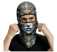 Eikuni Passamontagna per uomo e donna - Passamontagna fantasma a forma di teschio leggero per sci, moto, Halloween, ciclismo, equitazione, caccia, pesca, Taglia unica