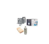 EILA' Beauty Kit Epilazione, Scaldacera con Cera Brasiliana Holiday 400g, 100 Spatole in Legno 15cm, Olio Dopo Cera 500ml