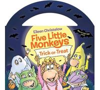 Eileen Christel Five Little Monkeys Trick-Or-Treat (Glow-In-T (Libro di cartone)