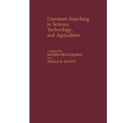 Eileen Pritchard Paula R. Scott Literature Searching (Copertina rigida)