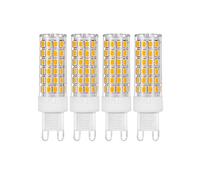 EIMOPE G9 Lampadine LED Dimmerabile, 7W Bianco Caldo 3000K equivalenti a 70W alogene Lampadine, 700LM G9 Presa Lampada, Illuminazione Fascio 360°, senza sfarfallio CRI> 85, Confezione da 4