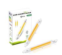 EIMOPE Lampadina LED R7S 78mm 10w Dimmerabile, R7s COB Hightlight Lamp Lineare Equivalente a 100W Lampada Alogena, Bianco Caldo 3000K, 1000Lm, AC 220-240V, 360° Angolo di Emissione, 2 Pezzi