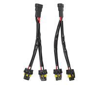 EIMSOAH 2 PC 9005 9006 Fili Splitter Maschio a Femmina Feele, Cablaggio Dell'adattatore per Fari, Cablaggio Retrofit del Proiettore, per Cavo del Cavo a LED di Raccolta del Camion