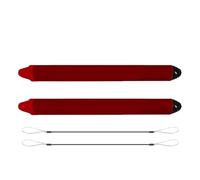 EIMSOAH 2 Pezzi Stylus Pen per Bambini, Disegni Carini, Esperienza Migliorata per Tablet, ABS e Materiale in Silicone, Design 'impugnatura Ergonomica, Legame Staccabile per Touch (Rosso)