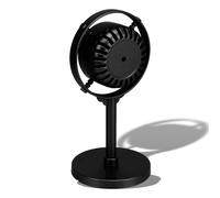 EIMSOAH Accessorio per Microfono Stile retrò Classico, Modello di Microfono Classico in Plastica Finta con Supporto per Amanti degli Hobby da Collezione di Oggetti D'arte, Microfono (Nero)