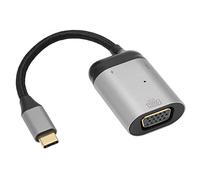 EIMSOAH Adattatore 1080P 60Hz Tipo C Maschio a VGA Femmina con Interfaccia PD per Proiettore Portatile, Design Portatile e Durevole, Adatto per Presentazioni e Conferenze