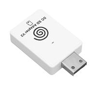 EIMSOAH Adattatore Per Lettore di Schede di Memoria Dreamcast Indicatore LED Durevole Per V4.0, Plug and Play Per Tutte le Regioni Per Accessori Per Console di Gioco