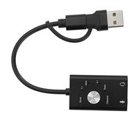 EIMSOAH Adattatore USB per Scheda Tipo C a 7.1 per Laptop e Computer Desktop, Guscio in Lega di Alluminio