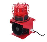 EIMSOAH Allarme Industriale con Sirena a Luce Stroboscopica da 115 DB per | IP65, Alloggiamento in Lega di Alluminio, Flash LED per Ambienti Difficili, Adatto per Miniere e Fabbriche