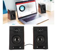 EIMSOAH Altoparlanti per PC, Volume Regolabile, Altoparlanti per PC con Bassi Profondi con Interfaccia USB e Cavo da 3,5 Mm, Altoparlanti da Tavolo Plug and Play per Computer, Laptop, TV