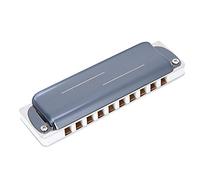 EIMSOAH Arpa Blues Armonica a 10 Fori Chiave F, Strumento per Esercitarsi | Armonica blues con copertura in acciaio inossidabile, per l\'apprendimento di adulti e bambini
