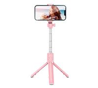 EIMSOAH Asta Selfie Portatile Pieghevole Telescopico con Telecomando per Video Dal Vivo Treppiede Ventole per Selfie Asta Pieghevole Telescopica in Acciaio Inossidabile per Viaggiatori in Famiglia