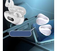 EIMSOAH Auricolari Bluetooth Wireless Conduzione Ossea Auricolare Aperta a Lunga Durata Chiamata Chiara per attività All'aperto Versione Bluetooth ABS Perfetto per i Ciclisti (#1)