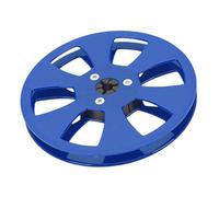 EIMSOAH Bobina di Nastro Vuota da 5" Sostituzione Affidabile per Lettori di Nastri da Bobina a di Avvolgimento Nastro Sonoro per Ingegneri del Suono e Appassionati di Musica Materiale ABS (Blu)