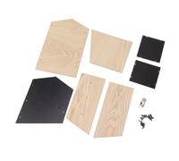 EIMSOAH Castello in Legno Case per Pipistrelli, Kit Casetta per Pipistrelli per Esterno, Casetta per Pipistrelli Attraente Antivento Impermeabile in Legno a Doppia Camera, Riparo per