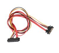 EIMSOAH Cavo di Prolunga di Alimentazione Trasferimento Dati Durevole e Alimentazione per Dischi Rigidi Esterni Compatibile con Cavo Combinato Maschio a Femmina 22 Pin Plug and Play (1 m/3,3 piedi)