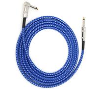 EIMSOAH Cavo per Chitarra da 6,35 Mm, Cavo Audio con Riduzione del Rumore | Cavo audio per chitarra in rame privo di ossigeno, spina da diritto a angolo retto, per basso, amplificatore, mixer