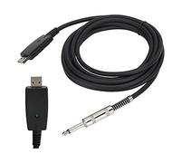 EIMSOAH Cavo per Chitarra Maschio da 6,35 Mm Cavo USB per Chitarra con Rame Privo di Ossigeno a Basso Rumore per Diverse Chitarre, Pedali, Mixer, 2000/XP/VISTA/ 7/8/ 10, Lunghezza 9,8 Piedi,