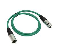 EIMSOAH Cavo per Microfono Cavo Adattatore Durevole da 3 Pin Maschio a Femmina in Lega di Zinco per Microfono, Ottimo per Mixer per Feste da Ballo, Chitarra Elettrica e Controllo della Luce del