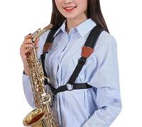 EIMSOAH Cinghia del Cablaggio di Sassofono, Cinghia Regolabile, Addensante Alleviare la Spalla di Sax (Dimensione S (per circonferenza del polso 13-15,5)