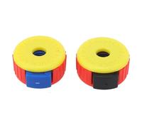 EIMSOAH Confezione da 2 Dadi per Piatti, Design a Pressione (WC88) | Tappo per piatto a set rapido, accessorio per tamburo in plastica per cambi rapidi dei piatti, adatto alla maggior parte
